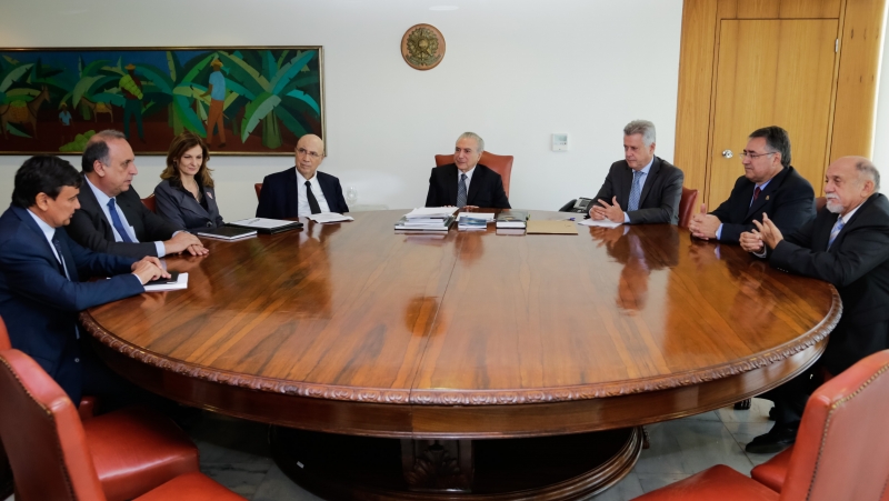 Meirelles e Temer debateram com gestores públicos situação financeira dos estados  MARCOS CORRÊA/PR/JC